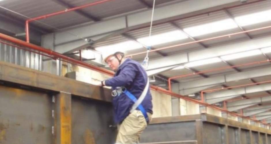 Absturzsicherung für Eisenbahnwaggons