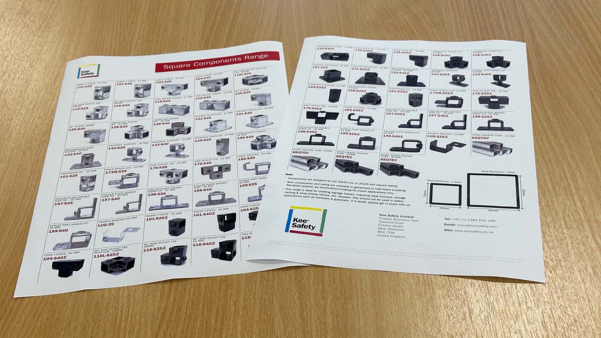 Square Fittings Lealfet_Kee Safety