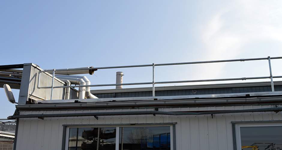 Dachgeländer freistehend