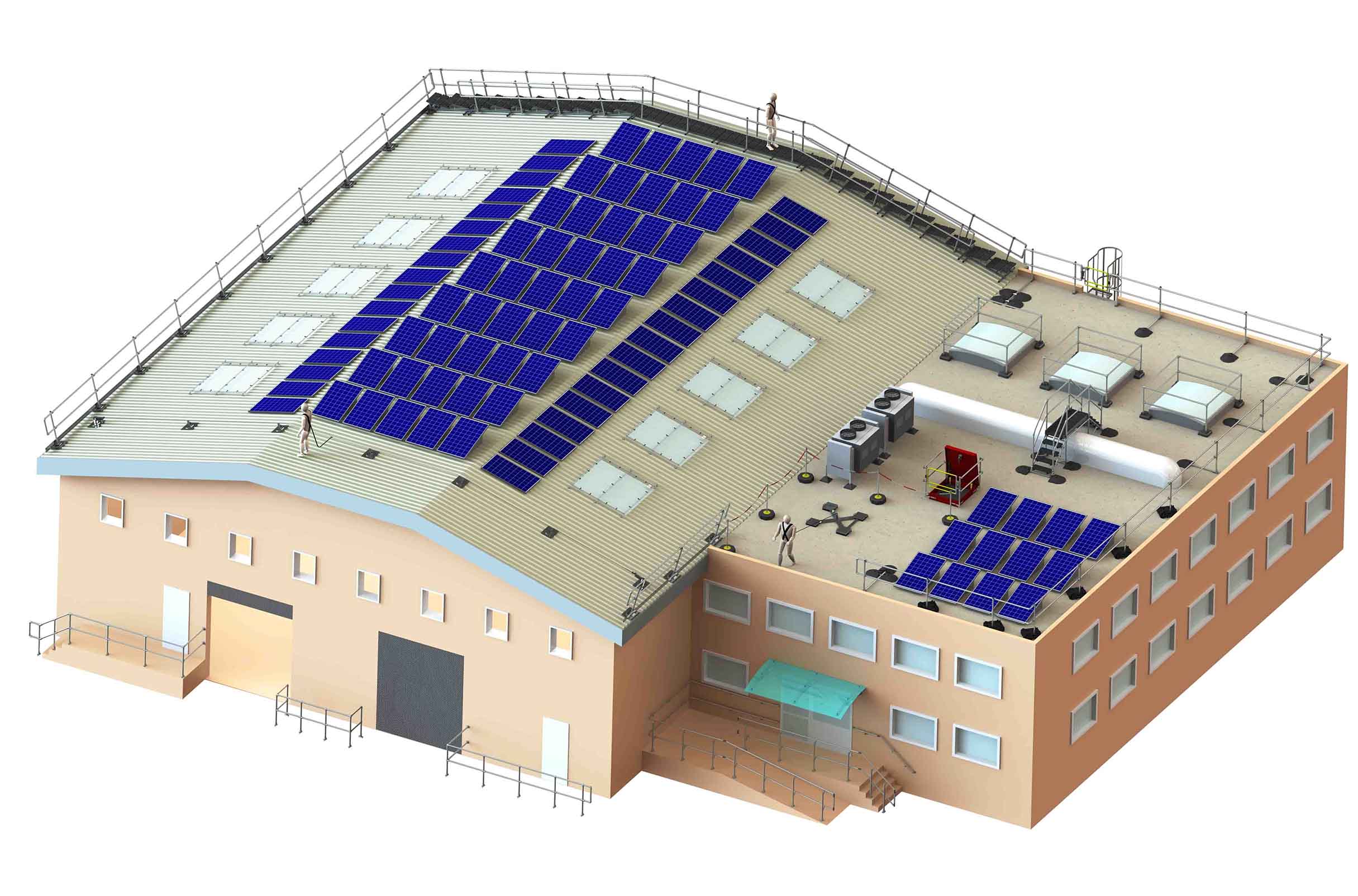 Fall Protection Solutions for Solar Panel Install and Maintenance