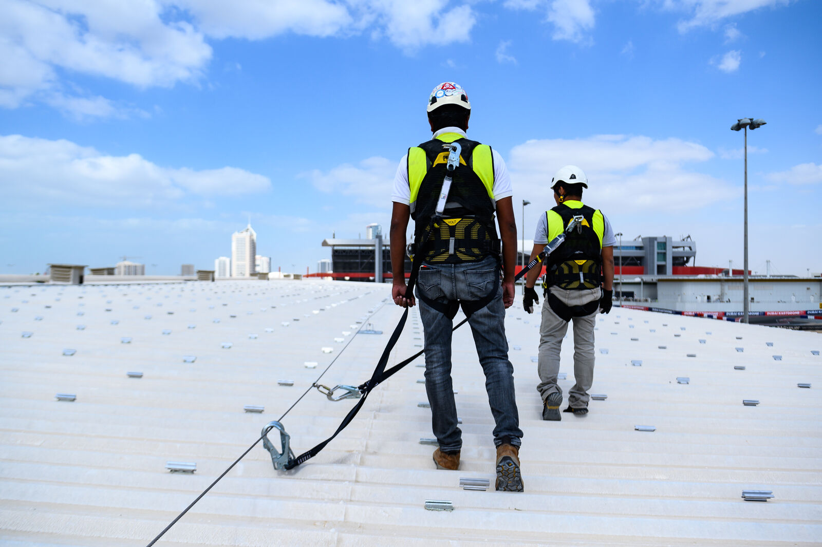 protección anticaídas en cubiertas