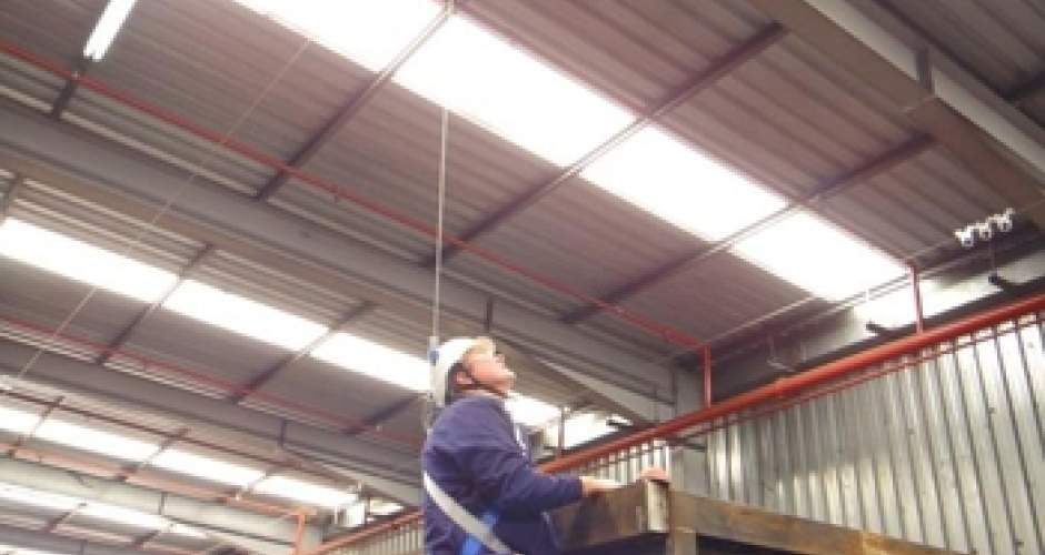 Absturzsicherungsseil für Eisenbahnwagen