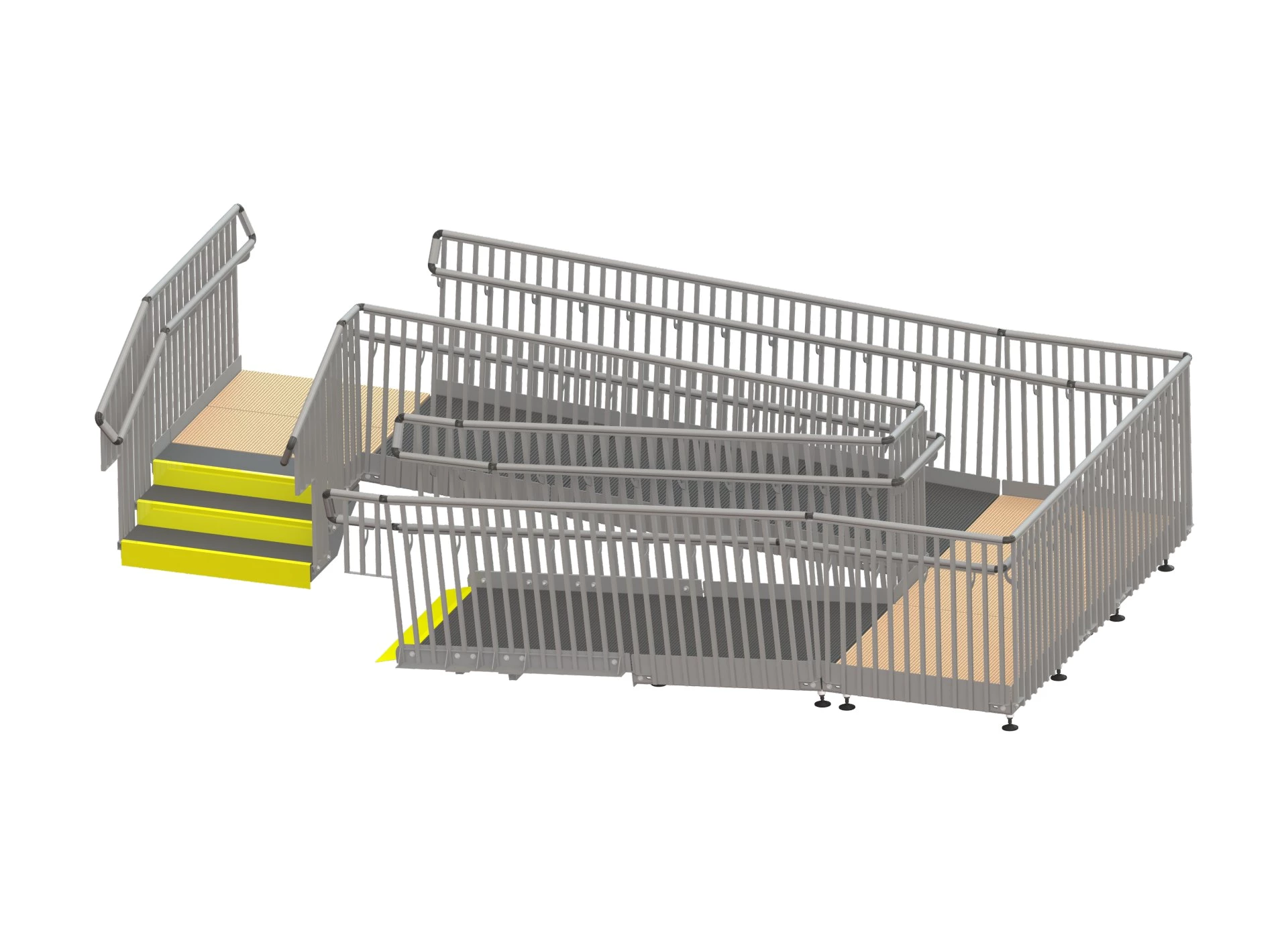 RAMP RENDERING W GRATING Medium