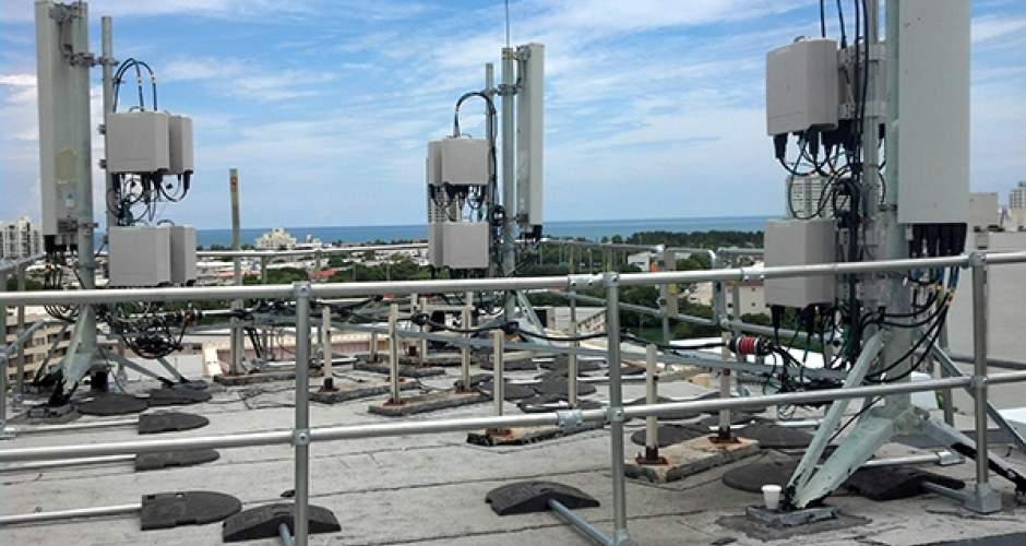 Absturzsicherung Mobilfunkantenne