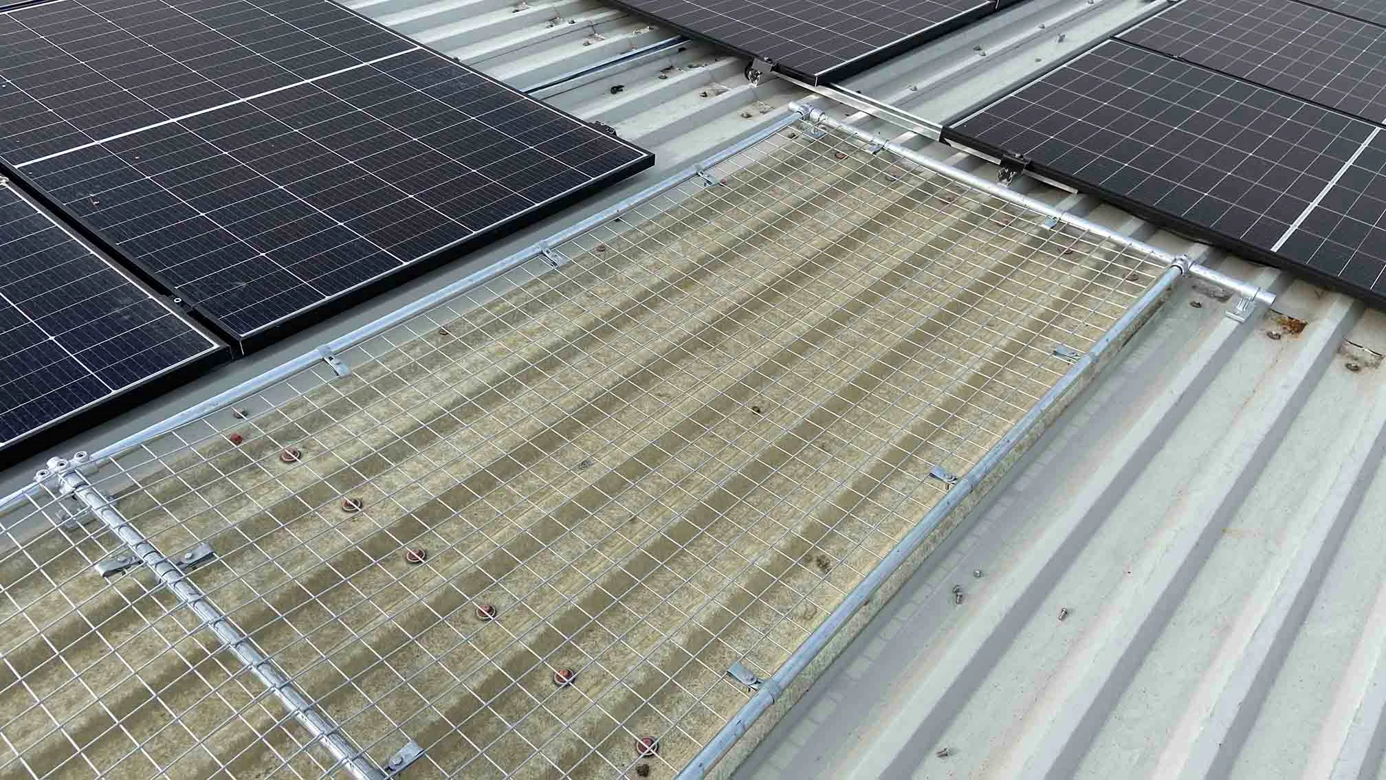 Skylight Fall Protection Around Solar Panels 1