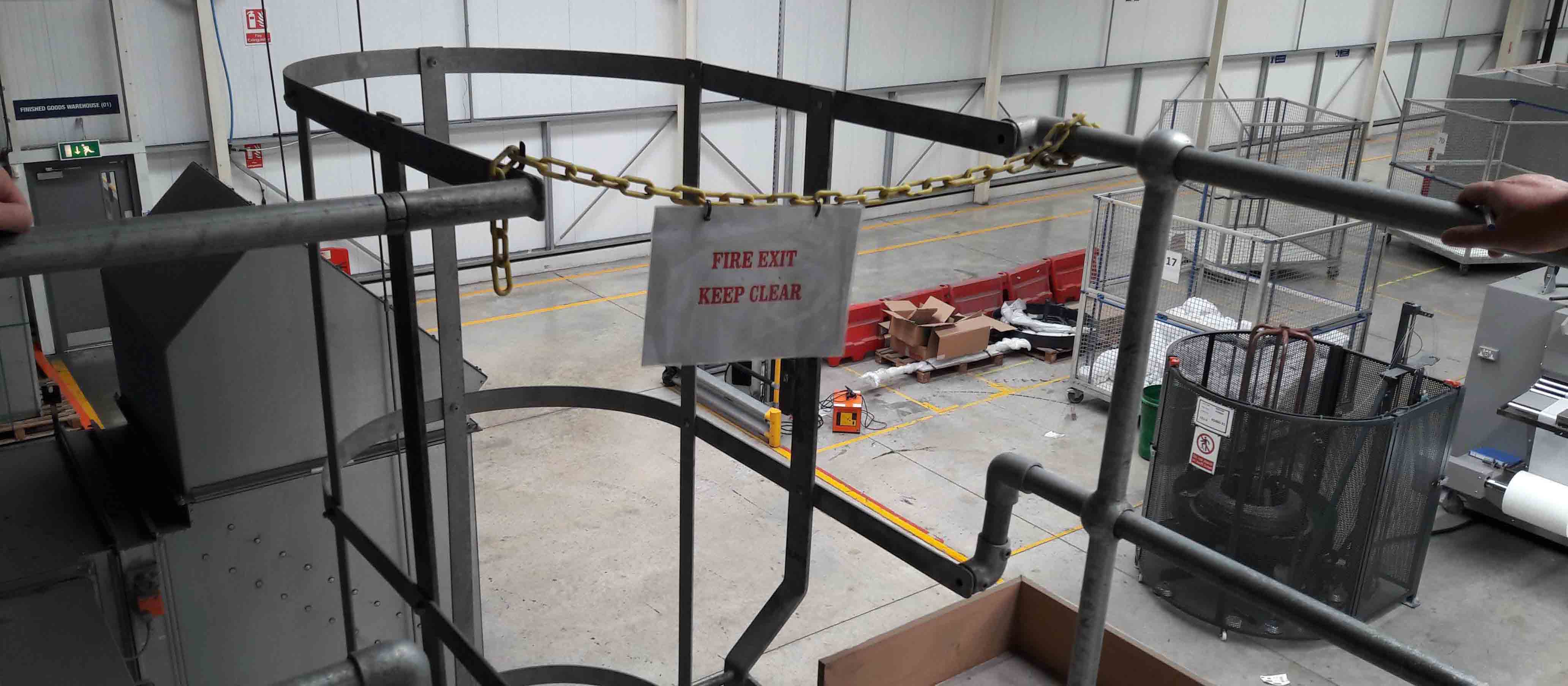 No Safety Gate Hazard Chain