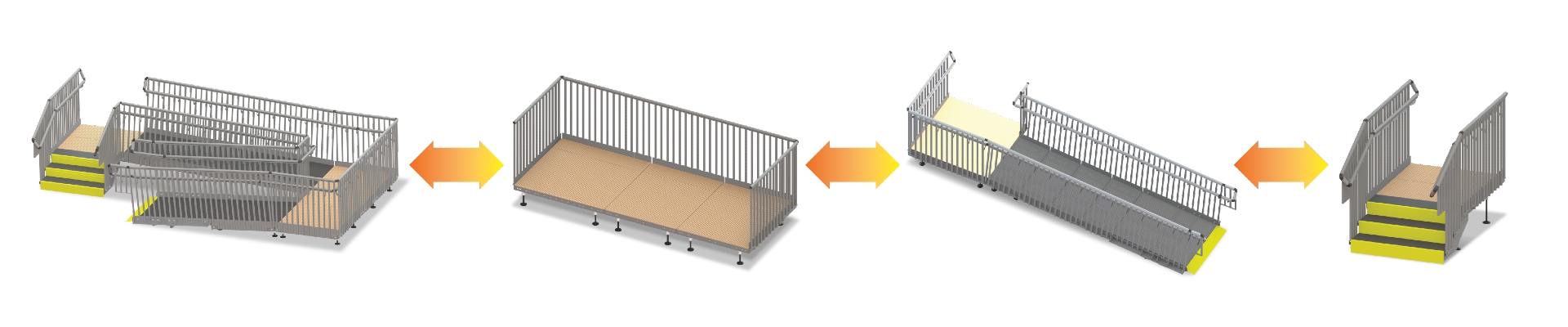 RightWay DDA Ramp configurations