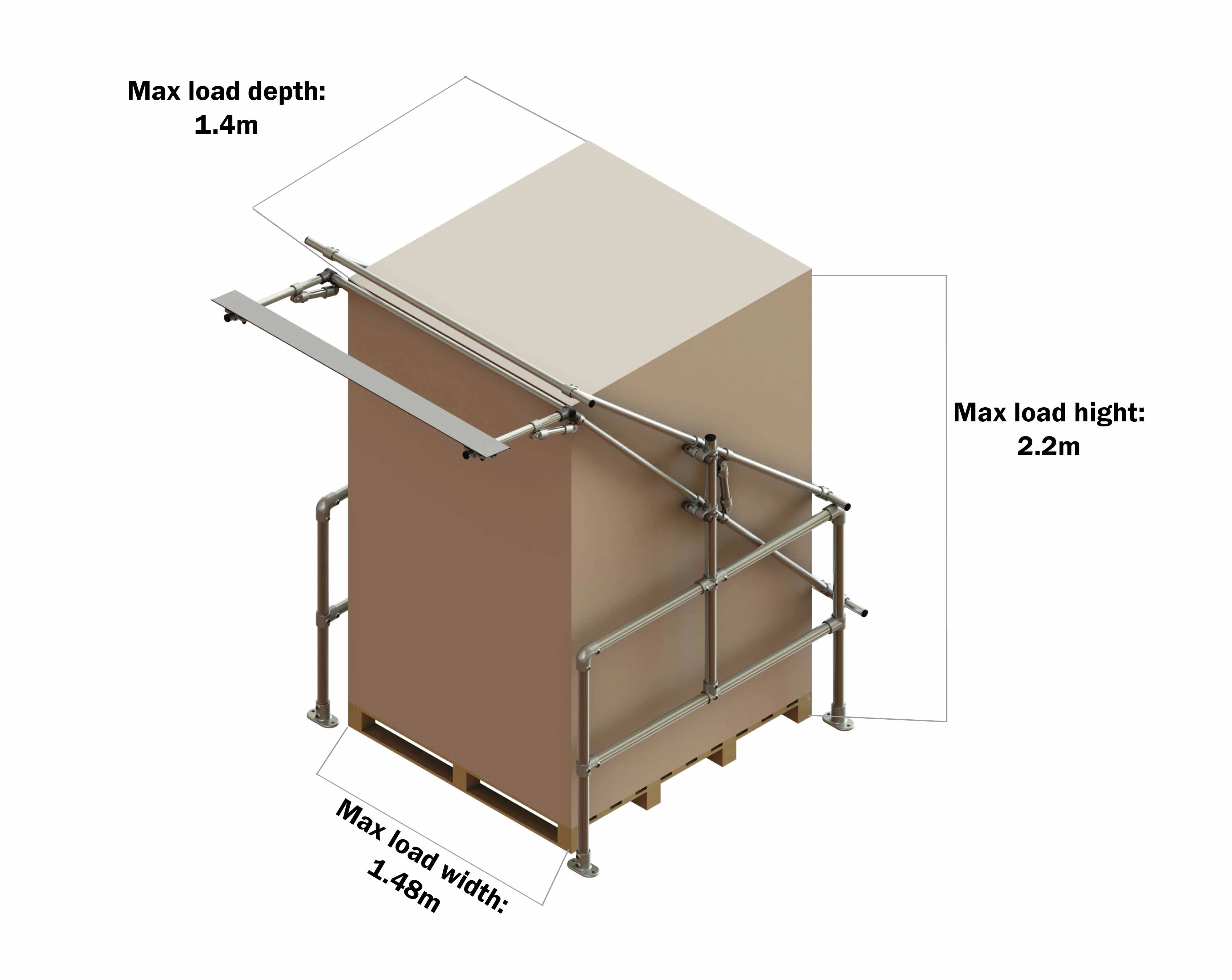 Tall Load Pallet Gate | Tall Load Mezzanine Gate