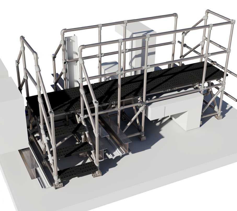 Stacjonarna platforma robocza | stały podest roboczy