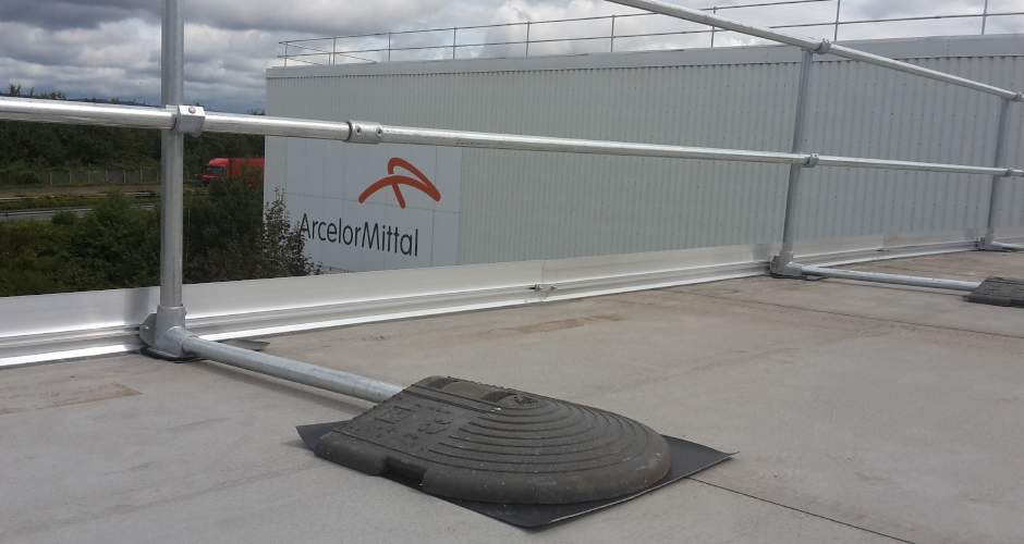 Absturzsicherung bei Arcelormittal