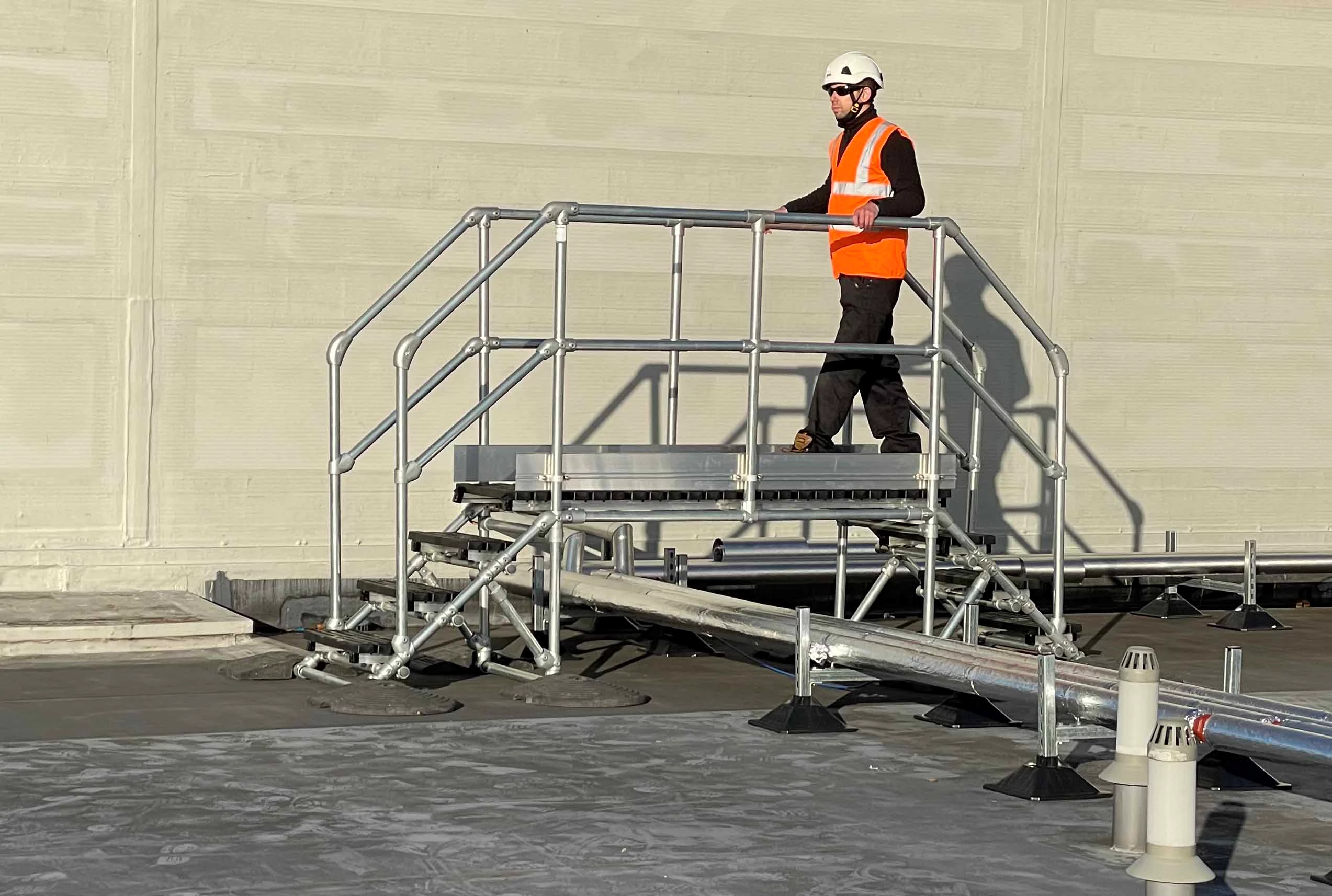 Step Over Access Platform