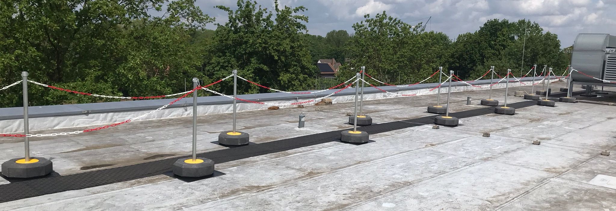 Laufweg Auf Schuldach Horizontal